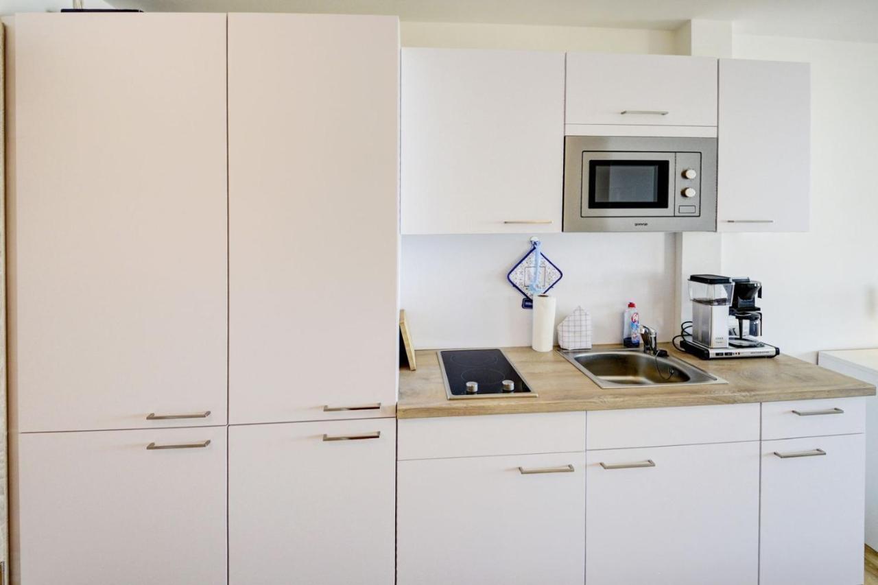 Fewo1846 Intermar - Strandbude - Studioapartment Mit Balkon Und Meerblick 글룩스부르크 외부 사진